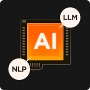 NLP, LLM AI도메인 상징 아이콘